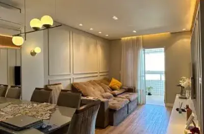 Apartamento à venda em praia grande, 2 dormitórios, guilhermina - r$640 mil