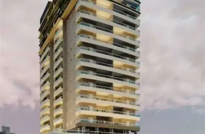 Apartamento à venda em praia grande, 2 dormitórios, caiçara - r$605 mil