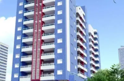 Apartamento à venda em praia grande, 2 dormitórios, guilhermina - r$502 mil