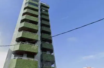 Apartamento à venda em praia grande, 2 dormitório, vista mar, caiçara- r$400 mil