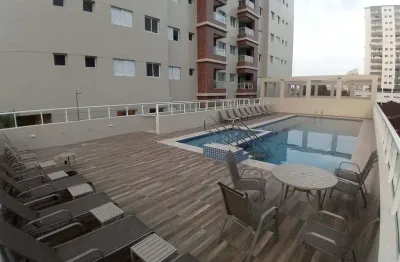 Apartamento à venda em praia grande, 2 dormitórios, aviação - r$516 mil