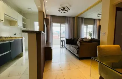 Apartamento à venda em praia grande, 2 dormitórios, caiçara - r$490 mil