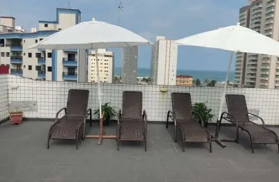 Apartamento à venda em praia grande, 3 dormitórios, mirim - r$380 mil