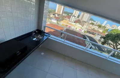Apartamento à venda em praia grande – guilhermina - r$460 mil