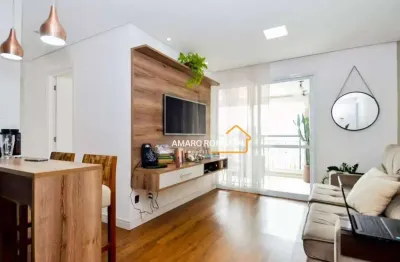 Apartamento com 2 dormitórios à venda cidade maia, 57 m² por r$ 600.000 - jardim flor da montanha - guarulhos/sp