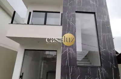 Casa duplex localizada no bairro masterville/sarzedo