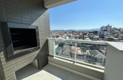 Apartamento 2 quartos sendo 1 suíte com sacada e vista para o mar no canto florianópolis