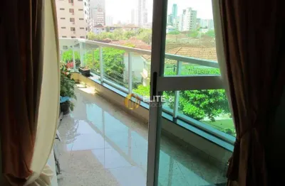 Apartamento com 3 dormitórios à venda, 187 m² por r$ 1.500.000,00 - boqueirão - santos/sp