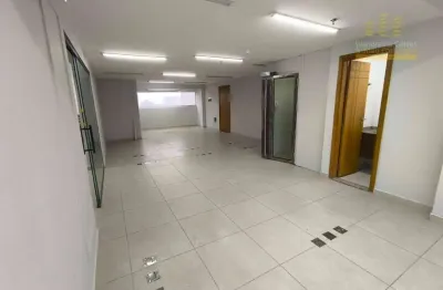 Sala para alugar, 52 m² por r$ 3.500,00/mês - marapé - santos/sp