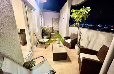 Cobertura com 3 dormitórios à venda, 158 m² por r$ 950.000,00 - encruzilhada - santos/sp