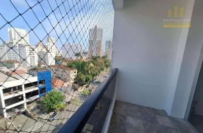 Apartamento com 2 dormitórios à venda, 116 m² por r$ 690.000 - boqueirão - santos/sp