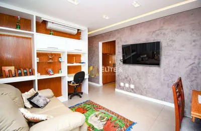 Apartamento com 1 dormitório à venda, 58 m² por r$ 585.000,00 - boqueirão - santos/sp
