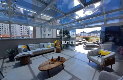 Apartamento garden com 3 dormitórios à venda, 89 m² por r$ 1.400.000,00 - campo grande - santos/sp