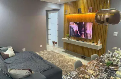 Apartamento com 2 dormitórios à venda, 71 m² por r$ 290.000 - parque são vicente - são vicente/sp