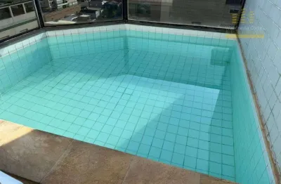 Cobertura com 1 quarto à venda na avenida bernardino de campos, 580, vila belmiro, santos, 100 m2 por r$ 955.000