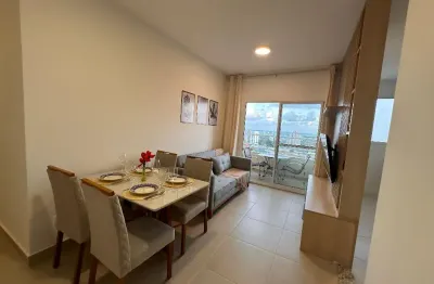 Apartamento 2 quartos sendo 1 suíte e varanda mobiliado