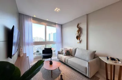 Apartamento 02 suítes à venda no bairro centro com 84 m² de área privativa - 1 vaga de garagem
