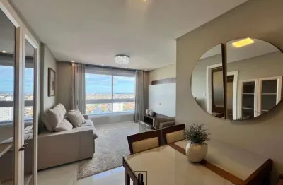 Apartamento 01 suíte + lavabo à venda no bairro centro com 49 m² de área privativa - 1 vaga de garagem