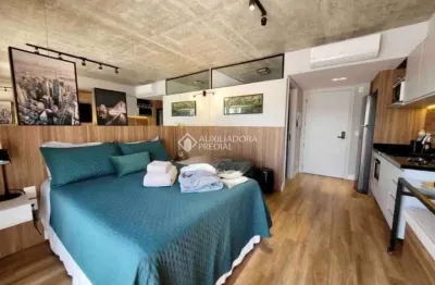 Apartamento com 1 quarto para alugar na rua josé de alencar, 1068, menino deus, porto alegre, 28 m2 por r$ 2.600