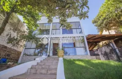 Casa em condomínio fechado com 4 quartos para alugar na rua coronel ruy da cunha paim, 55, nonoai, porto alegre, 400 m2 por r$ 5.500