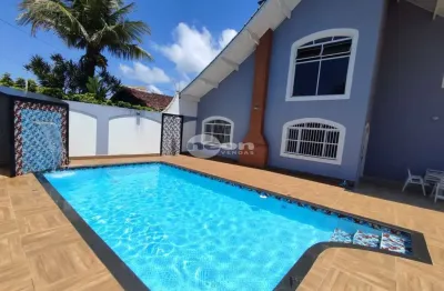 Casa com 6 quartos à venda na rua dos manacás, 257, balneário flórida, praia grande, 430 m2 por r$ 1.600.000