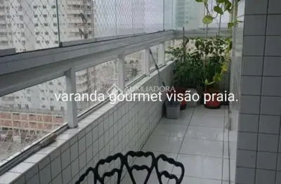 Apartamento com 2 quartos à venda na rua doutor júlio de mesquita filho, 267, aviação, praia grande, 93 m2 por r$ 553.900