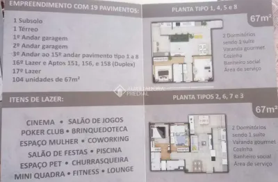 Apartamento com 2 quartos à venda na canadá, 7, jardim samambaia, praia grande, 62 m2 por r$ 469.000