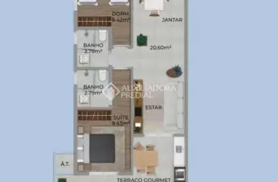 Apartamento com 2 quartos à venda na rua panamá, 489, guilhermina, praia grande, 76 m2 por r$ 459.000