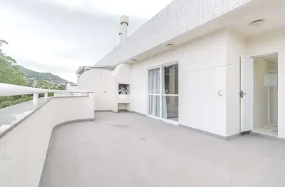 Cobertura com 2 quartos para alugar na rua joão pio duarte silva, 114, córrego grande, florianópolis, 160 m2 por r$ 5.000