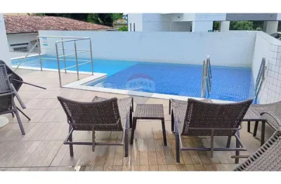 Apartamento 3 quartos com 63m² em casa amarela, recife – condomínio com lazer completo