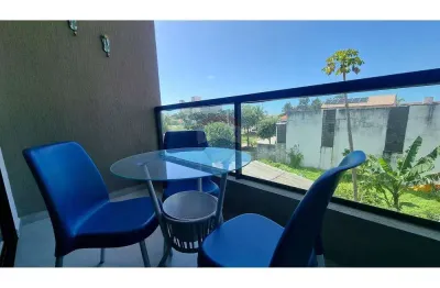 Flat mobiliado com 49m², a venda com porteira fechada em porto de galinhas!
