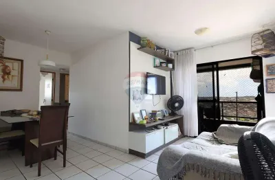 Apartamento de 78m quadrados, com 3 quartos sendo 1 suíte, varanda, sala de 2 ambientes, cozinha, dependência de empregados. lazer completo.