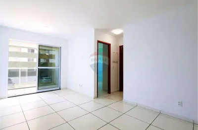 Apartamento de 60m com 2 quartos, sendo 1 suíte, varanda e cozinha. 1 vaga de garage, lazer completo.