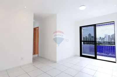 Apartamento nascente com 60m, distribuídos em 2 quartos sendo 1 suíte. varanda, 1 vaga de garagem coberta e lazer completo