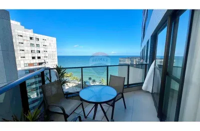 Apartamento de  58 metros com 1 quartos separado e varanda em boa viagem -recife