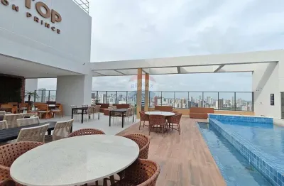 Flat no ROOFTOP AGAMENON PRINCE, 01 suíte, 41m², 01 vaga garagem, lazer completo, Boa Vista