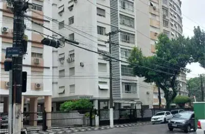 Apartamento com 3 quartos à venda na Rua Mário Carpenter, Gonzaga, Santos