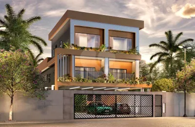 Casa em condomínio fechado com 3 quartos à venda na Rua Antilhas, 508, Guilhermina, Praia Grande