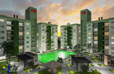Apartamento na planta  com dois quartos sendo uma suite em penha-sc