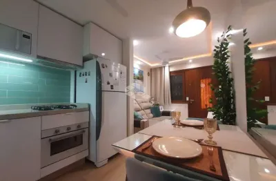 Apartamento centro de capão da canoa com vaga - mobiliado e decorado 1 dormitóri