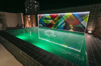 Apartamento com 2 dormitórios sendo 1 suíte e 1 vaga de garagem em morretes itapema