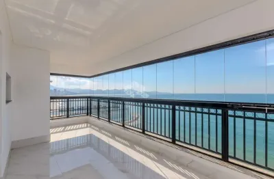 Apartamento frente mar em Porto Belo com 4 suítes e 3 vagas de garagem