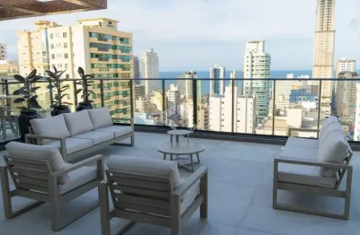 Apartamento com 3 suítes e 2 vagas de garagem em itapema, pronto para morar