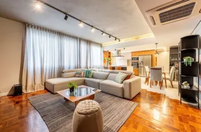 Exclusividade! apartamento de 120m mobiliado decorado moinhos de vento