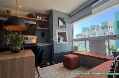 Apartamento mobiliado de  alto padrão de 2 suítes com sacada