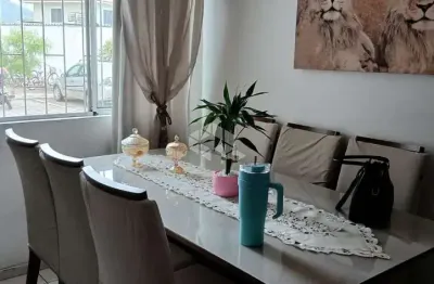 Apartamento mobiliado com 2 quartos/dormitórios no bairro praia joão rosa, em biguaçu - sc