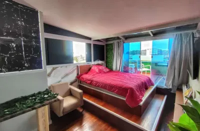 Cobertura com 1 quarto/dormitório no bairro capoeiras, em florianópolis - sc