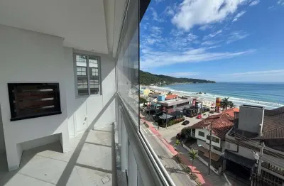 Apartamento frente mar com três quartos em bombas bombinhas sc