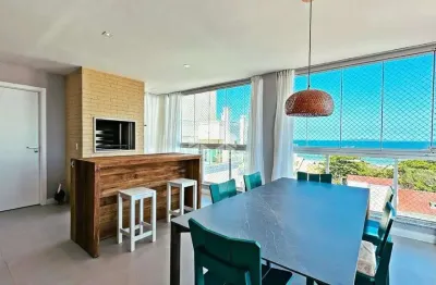 Cobertura duplex com três quartos e vista mar no mariscal em mariscal bombinhas sc