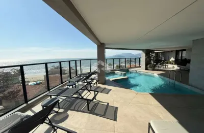 Apartamento frente mar com três suítes no pereque em porto belo sc